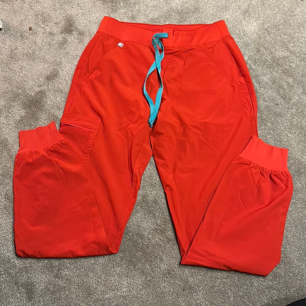 Xs royal red scrub bottoms